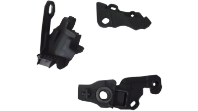 Cleme fixare far Peugeot 208, 04.2012-, Fata, partea Stanga, 3 parti, Aftermarket