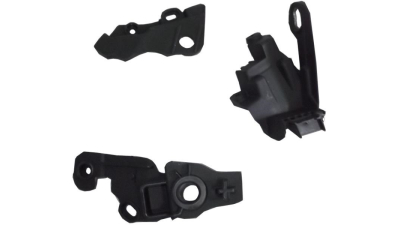 Cleme fixare far Peugeot 208, 04.2012-, Fata, partea Dreapta, 3 parti, Aftermarket