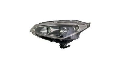 Far Peugeot 208, 07.2017-12.2019, partea Stanga, cu lumina timp de zi tip LED; tip bec H7+H7+LED+PY21W; electric, VALEO
