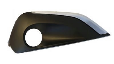 Grila bara Peugeot 208, 2015-, fata, Dreapta, cu ornament cromat; cu gaura proiector; lateral