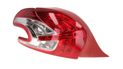 Stop spate lampa Peugeot 208, 04.12-06.15, spate, omologare ECE, fara suport bec, 9672628280, Stanga