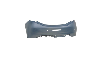 Bara spate Peugeot 208, 04.2012-, parte montare grunduita, cu suport senzori CITY Park, cu gaur senzori parcare, 57B1962J, Aftermarket