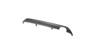 Spoiler bara spate Peugeot 208, 04.2012-, parte montare cu o gaura evacuare, 57B199-1, Aftermarket