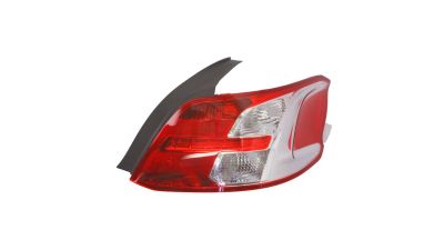 Stop spate lampa Peugeot 301, 01.2013-01.2017, partea Stanga, fara suport becuri, Depo