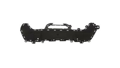 Spoiler bara spate PEUGEOT 208, 06.2019-, cu gauri pentru Senzori de parcare (PDC); negru, textura