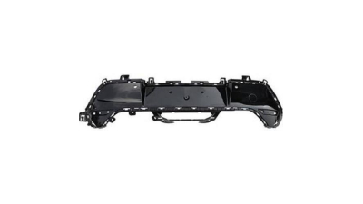 Spoiler bara spate PEUGEOT 208, 06.2019-, cu gauri pentru Senzori de parcare (PDC); Negru stralucitor, modele GT