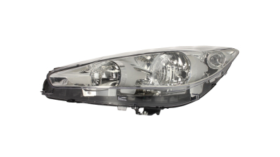 Far Peugeot 308 (4), 04.2011-12.2013, Peugeot Rcz, 01.2013-, Electric, tip bec H1+H7, omologare ECE, cu motoras, cu lumini de zi, 6208X6; 9674039880, Stanga, marca TYC