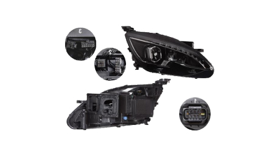 Far Peugeot 308, 10.2013-12.2017, partea Dreapta, LED; electric; fara motor; fara unitate control LED, MAGNETI MARELLI (AL - AUTOMOTIVE LIGHTING)