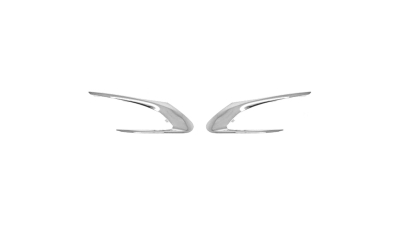 Ornament grila bara fata Peugeot 308, 10.2013- Model Allure, parte montare set de 2 buc, cromat, stanga+dreapta, 1610758980, 57C22712, Aftermarket