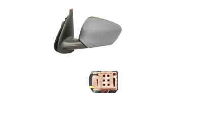 Oglinda exterioara Citroen C-Elysee, 11.2012-01.2017, Peugeot 301, 01.2013-01.2017, Stanga, Crom, electrica, Cu incalzire, carcasa prevopsita, grunduita, Convex, View Max, cu 5 pini, 57C2514M