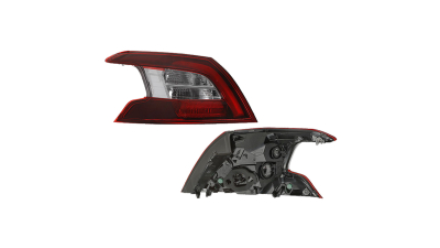 Stop spate lampa Peugeot 308, 2013-, partea dreapta, exterior, cu lumina de mers inapoi si cu suport becuri, AL (Automotive Lighting)