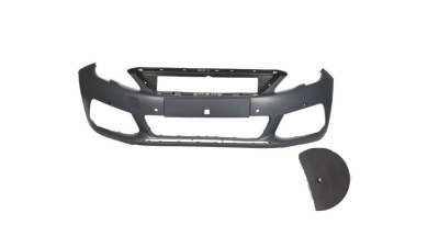 Bara fata Peugeot 308, 10.2017-, cu 6 gauri pentru Senzori de parcare (PDC); grunduit, Aftermarket