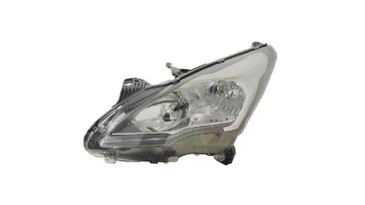 Far Peugeot 3008, 09.2013-, Peugeot 5008, 09.2013-, Stanga, tip bec H7+HB3, reglare electrica, ECE, cu lumini de zi, cu motoras, Valeo, 9805505480, 