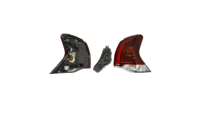 Stop spate lampa Peugeot 3008, 09.2013-, partea dreapta, exterior, cu lumina de mers inapoi, si cu suport becuri, AL (Automotive Lighting)