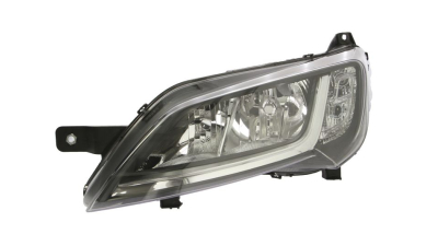 Far Citroen Jumper, Fiat Ducato, Peugeot Boxer, 06.2014-, Electric, tip bec H7+H7, omologare ECE, cu motoras, negru, 1375101080; 1375101090; 1612041380, Stanga