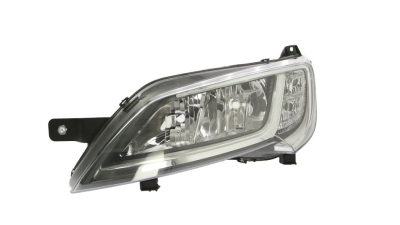 Far Citroen Jumper Fiat Ducat Peugeot Boxer, 06.2014-, Electric, tip bec H7+H7, omologare ECE, cu motoras, argintiu, 1374296080; 1612041780, Stanga