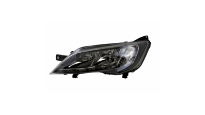 Far Peugeot Boxer, 06.2014-, Citroen Jumper 06.2014-. Fiat Ducato 06.2014-, partea Stanga, electric, cu LED daytime, rama neagra, cu motoras, Depo
