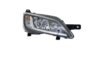 Far Citroen Jumper, 06.2014-, Fiat Ducato, 06.2014-, Peugeot Boxer, 06.2014-, partea Dreapta, tip bec H7+H7+W21/5W+WY21W; electric; negru; cu motor, DEPO