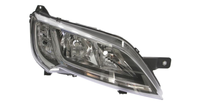 Far Citroen Jumper, Fiat Ducato, Peugeot Boxer, 06.2014-, Electric, tip bec H7+H7, omologare ECE, cu motoras, argintiu, 1374292080; 1612040980, Dreapta, AL Automotive lighting