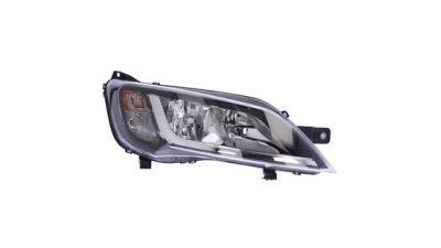 Far Citroen Jumper, Fiat Ducato, Peugeot Boxer, 06.2014-, Electric, tip bec H7+H7, omologare ECE, cu motoras, argintiu, cu lumina LED de zi, 1374293080; 1612041080, Dreapta
