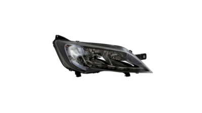 Far Peugeot Boxer, 06.2014-, Citroen Jumper 06.2014-. Fiat Ducato 06.2014-, partea Dreapta, electric, cu LED daytime, rama neagra, cu motoras, Depo