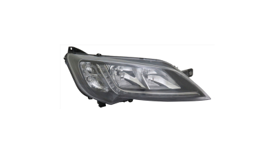 Far Peugeot Boxer, 06.2014-, Citroen Jumper 06.2014-. Fiat Ducato 06.2014-, partea Dreapta, electric, cu LED daytime, rama neagra, cu motoras, Magneti Marelli