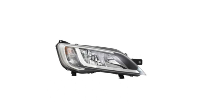 Far CITROEN JUMPER, 06.2014-, Fiat DUCATO, 06.2014-, Peugeot BOXER, 06.2014-, partea Dreapta, tip bec H7+H7+PY21W+W21/5W; electric; argintiu; cu motor; halogen;