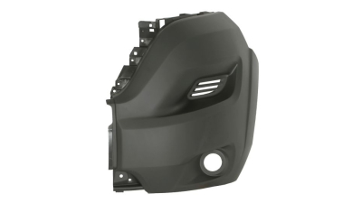 Parte laterala bara , colt lateral flaps fata, stanga Citroen Jumper, 06.2014-, Fiat Ducato, 06.2014-, Peugeot Boxer, 06.2014-, texturat, cu gaura proiectoare , Model scurt, 1612430580;71775724