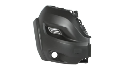 Parte laterala bara , colt lateral flaps fata, dreapta Citroen Jumper, 06.2014-, Fiat Ducato, 06.2014-, Peugeot Boxer, 06.2014-, texturat, Model Mijlociu/Lung cu gaura proiector, 1612430080;71775721