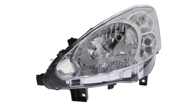 Far Peugeot Partner, 06.2012-04.2015, fata, Stanga, H4; electric; cu motor, DEPO