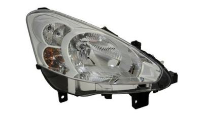 Far Peugeot Partner, 06.2012-, Electric, tip bec H4, omologare ECE, cu motoras, 9677202380, Dreapta, marca TYC