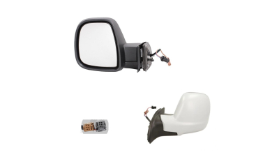 Oglinda exterioara Citroen Berlingo (7), 06.2012-, Peugeot Partner, 06.2012-, Stanga, Crom, electrica, Cu incalzire, carcasa prevopsita, grunduita, Convex, View Max, 1608180980;, 5 pini/2 conectori 57U1514M