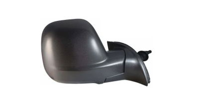 Oglinda usa exterioara Citroen Berlingo (7), 06.2012-07.2018, Peugeot Partner, 06.2012-07.2018, partea Dreapta, ajustarea prin cablu; acoperire textil; sticla convexa; geam cromat; Senzor de temperatura, Aftermarket