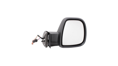 Oglinda exterioara Citroen Berlingo (7), 06.2012-, Peugeot Partner, 06.2012-, Dreapta, Crom, electrica, Cu incalzire, texture, Convex, View Max, 1608751180; 96777550XT 57U1523M, 5 pini/2 conectori