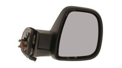 Oglinda usa exterioara Citroen Berlingo (7), 06.2012-07.2018, Peugeot Partner, 06.2012-07.2018, partea Dreapta, reglare electrica; grunduit; incalzit; sticla convexa; geam cromat; Senzor de temperatura; rabatabil; 9 pini, Aftermarket