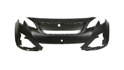 Bara fata Peugeot 3008, 10.2016-, cu 2 gauri pentru senzori parcare si camera; grunduit, Aftermarket