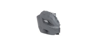Parte laterala bara, colt lateral flaps fata Citroen Jumper, 06.2014-, Fiat Ducato, 06.2014-, Peugeot Boxer, 06.2014-, gri inchis texturat, model Scurt, cu gaura proiector, partea dreapta; 71775720