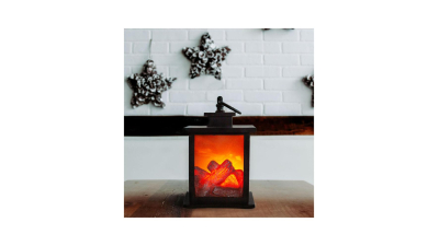 Decoratie model semineu cu LED, 1 buc., 58044