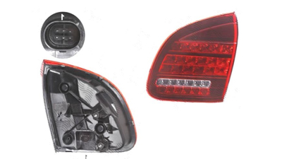 Stop spate lampa Porsche Cayenne (92a), 04.2010-12.2014, spate, Dreapta, partea interioara; LED; fumuriu, DEPO