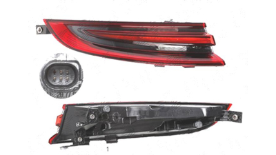 Stop spate lampa Porsche Panamera (971), 09.2016-, spate, Stanga, partea exterioara; LED, AL (Automotive Lighting)