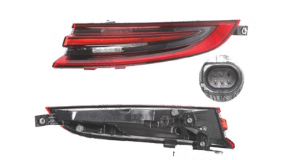 Stop spate lampa Porsche Panamera (971), 09.2016-, spate, Dreapta, partea exterioara; LED, AL (Automotive Lighting)