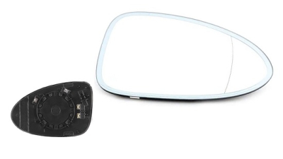 Geam oglinda exterioara cu suport fixare Porsche Macan (95b), 12.2013-, Dreapta, incalzita; geam asferic; cromat; 2 pini, View Max