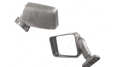 Oglinda exterioara Fso Caro, Atu, Plus, Combi, Truck, 01.78-12.2002, Stanga, TRUCK, reglare manuala; carcasa neagra; geam convex; cromat