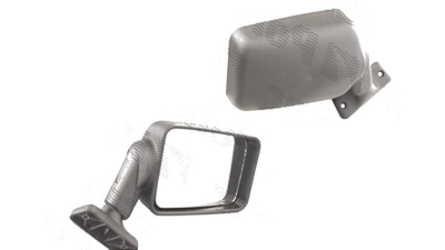 Oglinda exterioara Fso Caro, Atu, Plus, Combi, Truck, 01.78-12.2002, Dreapta, TRUCK, reglare manuala; carcasa neagra; geam convex; cromat