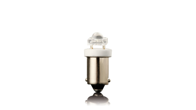 Set 2 becuri auto cu leduri Vecta SMD 12V 4W Ba9s T8.5 alb , cu 1 led, bord si pozitie