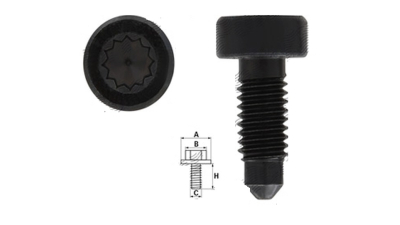 Surub fixare M8 SEAT IBIZA Altea Leon Yeti, VW BEETLE BORA CADDY GOLF PASSAT POLO TIGUAN TOUAREG TOURAN, T5; multe aplicatii; 5 buc/set, multe aplicatii