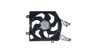 GMV radiator electroventilator Renault Twingo (N), 2007-2014 Motor 1, 2 Tce 74kw, 1, 2 44kw; 1, 2 55kw; 1, 5 Dci 62kw Diesel, tip climatizare cu AC, cutie Manuala, dimensiune 260W/340mm, cu 2 pini, fara rezistormm, Aftermarket