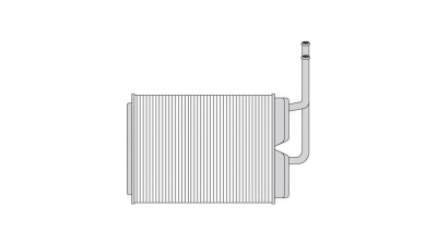 Radiator Incalzire Renault Twingo, 03.1993-06.2007, motor 1.1, 1.2 benzina, aluminiu mecanic/plastic, 190x158x42 mm, 