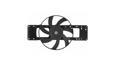 GMV radiator electroventilator Renault R19, 1988-1996, Renault Clio, 1990-1998 Motor 1, 1; 1, 2; 1, 4, Renault Express/Extra/Rapid, 1985-1998 Benzina, tip climatizare fara AC, cutie Manuala, dimensiune 120W/295mm, cu 2 pini, metalmm, Aftermarket