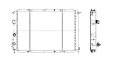 Radiator racire Best Auto Vest 600708-3